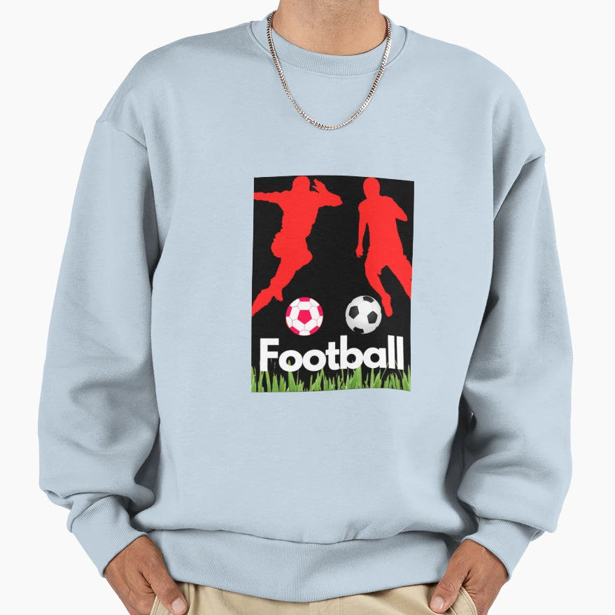 Football Sweatshirt - Minimalist Print Unisex - T-Shirt, Sweatshirt, Hoodie