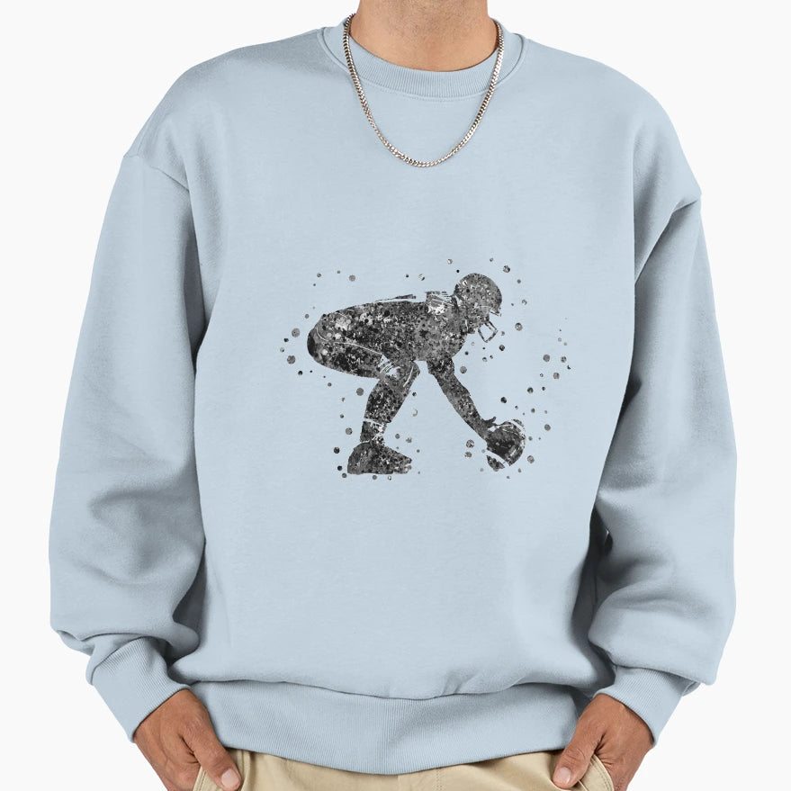 Rugby Player Sweatshirt - Aesthetic Graphic Men Women - T-Shirt, Sweatshirt, Hoodie