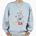 Funny Soccer Tree Hat Snow Santa Sweatshirt - Streetwear Style for Adults - T-Shirt, Sweatshirt, Hoodie
