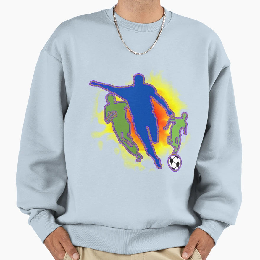Soccer Sweatshirt - Graphic Print Unisex - T-Shirt, Sweatshirt, Hoodie