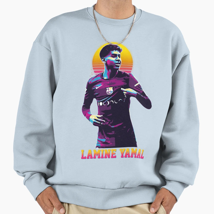 Lamine Yamal Sweatshirt - Minimalist Print Unisex - T-Shirt, Sweatshirt, Hoodie