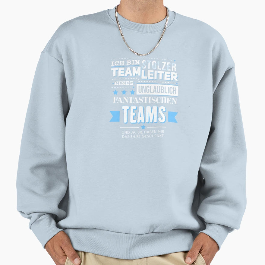 Team Leader Funny Team Gift Sweatshirt - Aesthetic Graphic Men Women - T-Shirt, Sweatshirt, Hoodie
