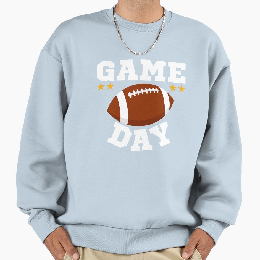 Rugby Game Day Sweatshirt - Casual Everyday Wear Men Women - T-Shirt, Sweatshirt, Hoodie