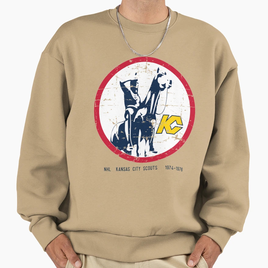 Kansas City Scouts Sweatshirt - Novelty Apparel for Adults - T-Shirt, Sweatshirt, Hoodie