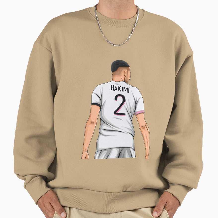 Achraf Hakimi Sweatshirt - Unique Graphic Men Women - T-Shirt, Sweatshirt, Hoodie