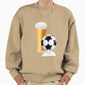 Football Beer Sweatshirt - Unique Graphic Unisex - T-Shirt, Sweatshirt, Hoodie
