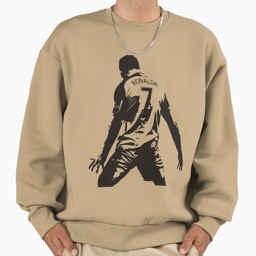 Ronaldo Back Sweatshirt - Minimalist Print Men Women - T-Shirt, Sweatshirt, Hoodie