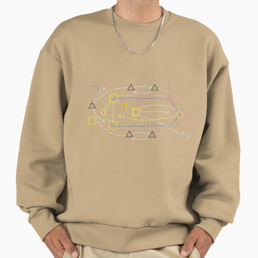 Whack Bat Diagram Sweatshirt - Novelty Apparel Unisex - T-Shirt, Sweatshirt, Hoodie