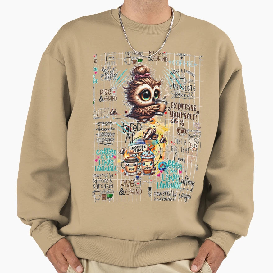 Coffee Expresso Yourself Sweatshirt - Unique Graphic for Adults - T-Shirt, Sweatshirt, Hoodie