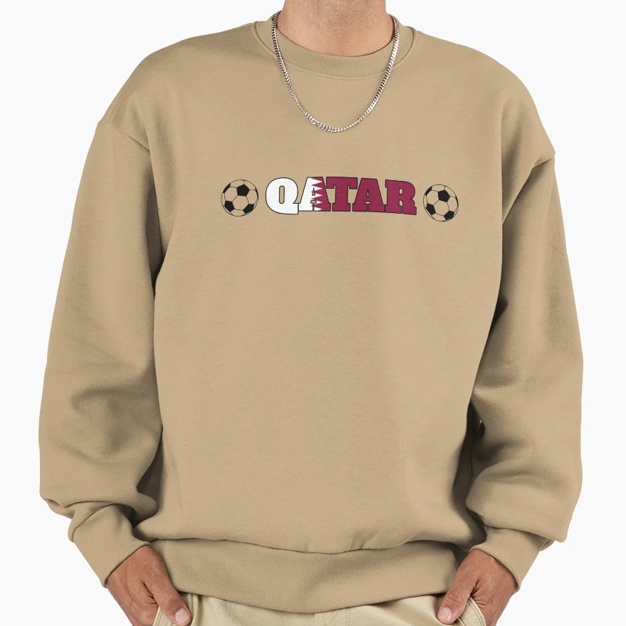 Qatar Soccer Fan T-Shirt - Casual Everyday Wear Unisex - T-Shirt, Sweatshirt, Hoodie
