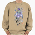 Astronaut Spacesuit Doing Yoga Sweatshirt - Unique Graphic Men Women - T-Shirt, Sweatshirt, Hoodie