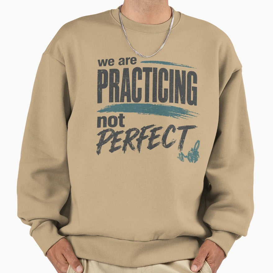 This Art Room We Are Practicing Not Sweatshirt - Minimalist Print Men Women - T-Shirt, Sweatshirt, Hoodie