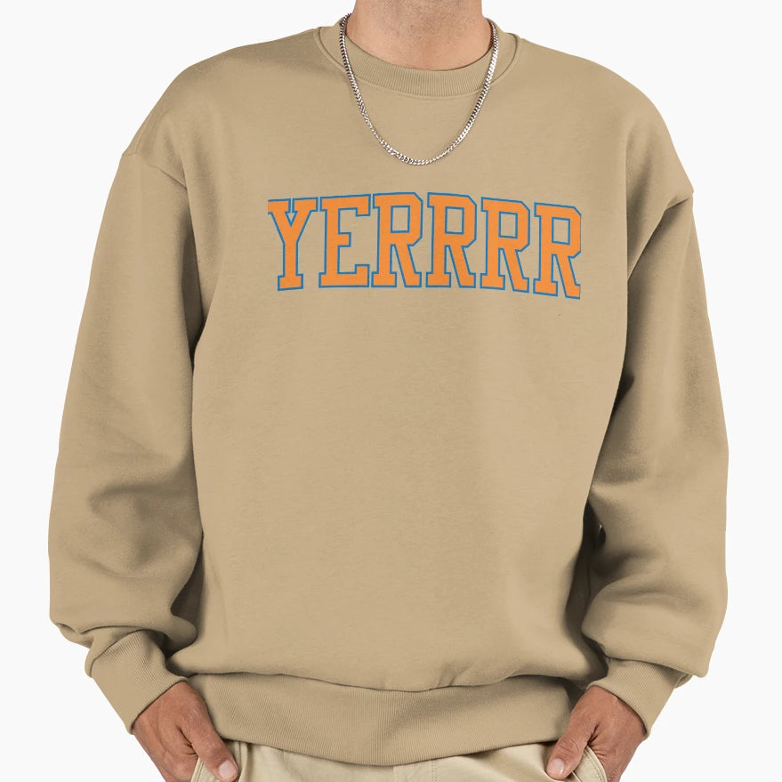 Yerrrr Basketball Sweatshirt - Minimalist Print Men Women - T-Shirt, Sweatshirt, Hoodie