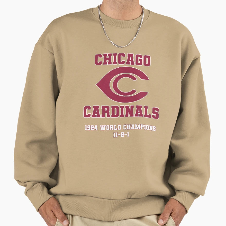 Chicago Cardinals 1924 World Champs Sweatshirt - Trendy Graphic for Adults - T-Shirt, Sweatshirt, Hoodie