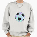 Blue Purple Soccer Ball Sweatshirt - Fun Novelty Design Unisex - T-Shirt, Sweatshirt, Hoodie