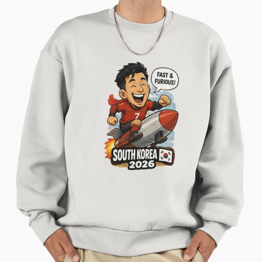 South Korea 2026 Soccer Fan Sweatshirt - Casual Everyday Wear for Adults - T-Shirt, Sweatshirt, Hoodie