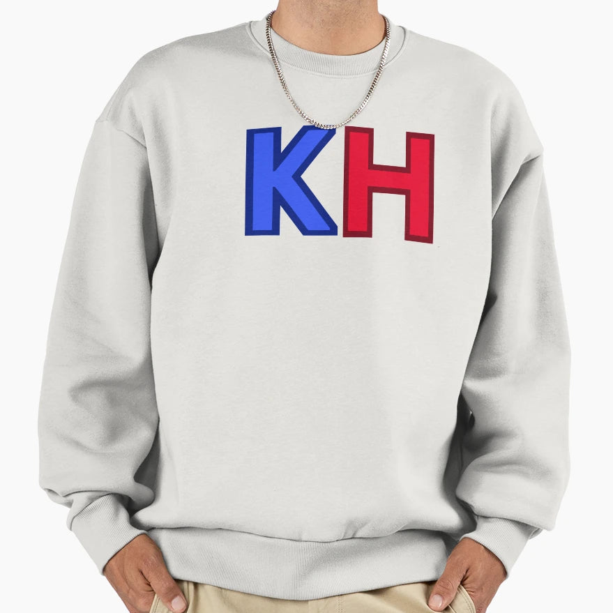Kamala Harris Kh Sweatshirt - Minimalist Print for Adults - T-Shirt, Sweatshirt, Hoodie