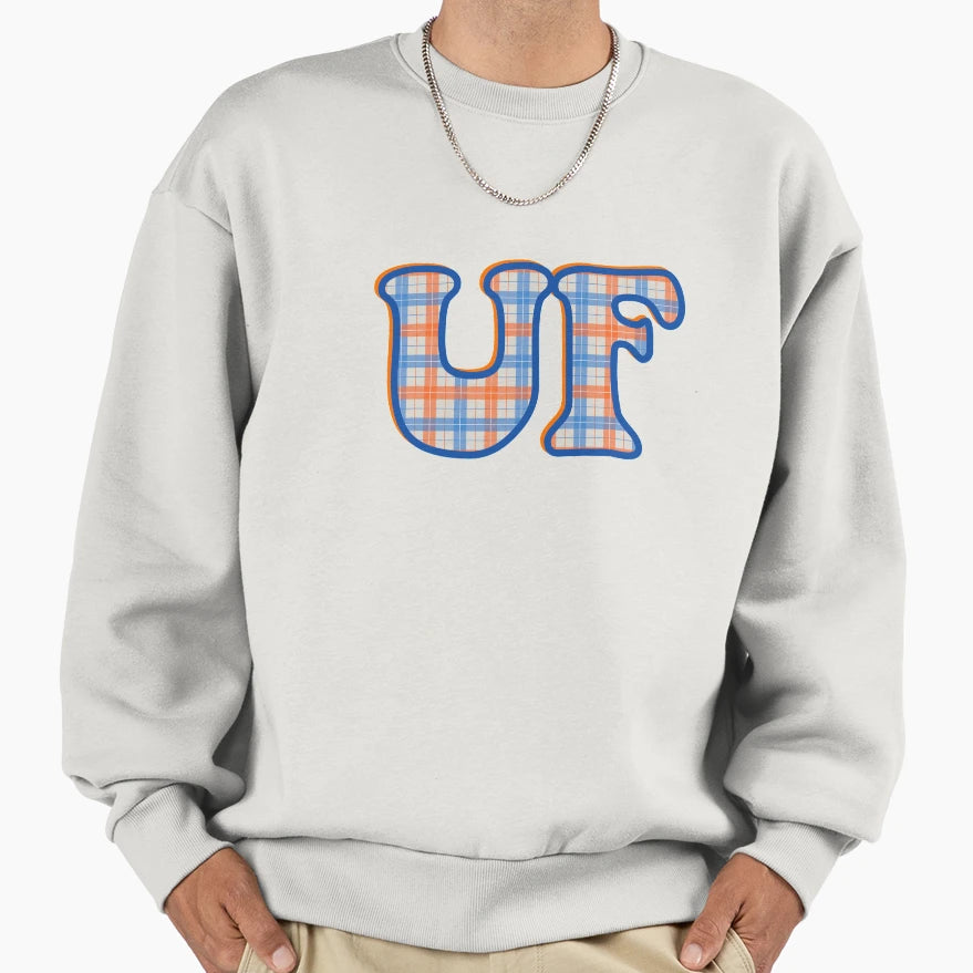 Flannel Uf Sweatshirt - Casual Everyday Wear for Adults - T-Shirt, Sweatshirt, Hoodie