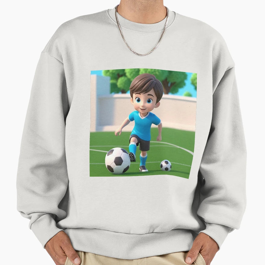 Dylan Playing Soccer Sweatshirt - Streetwear Style Men Women - T-Shirt, Sweatshirt, Hoodie