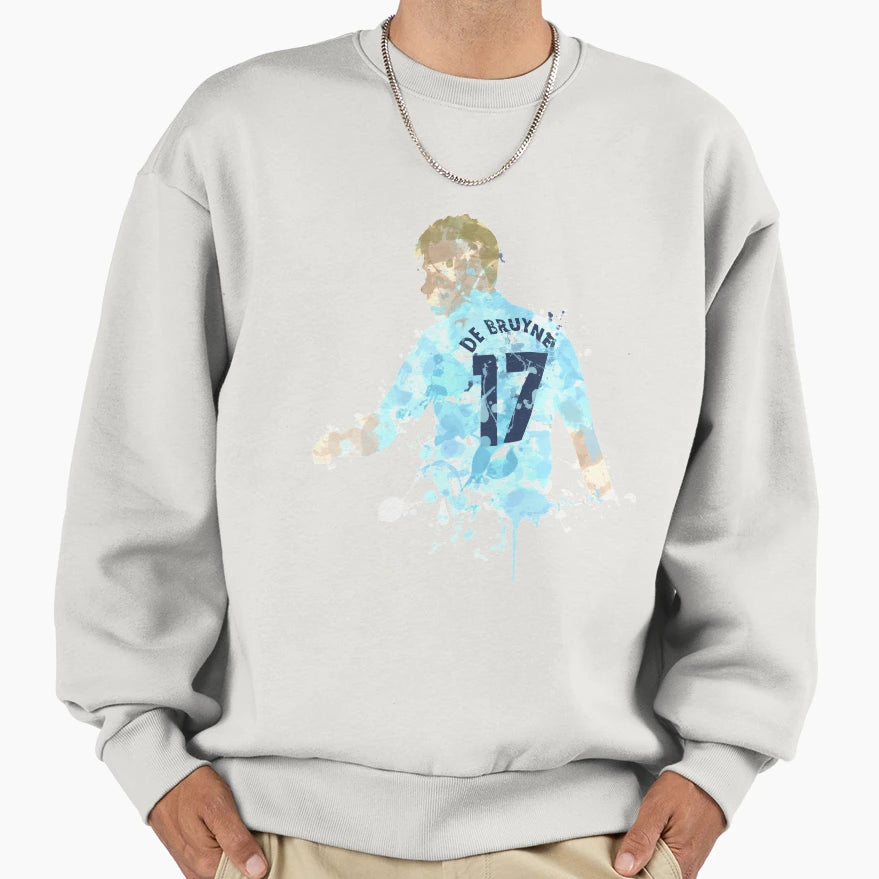 Kevin De Bruyne Manchester Sweatshirt - Casual Everyday Wear for Adults - T-Shirt, Sweatshirt, Hoodie