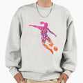 Female Soccer Player Sweatshirt - Aesthetic Graphic Unisex - T-Shirt, Sweatshirt, Hoodie