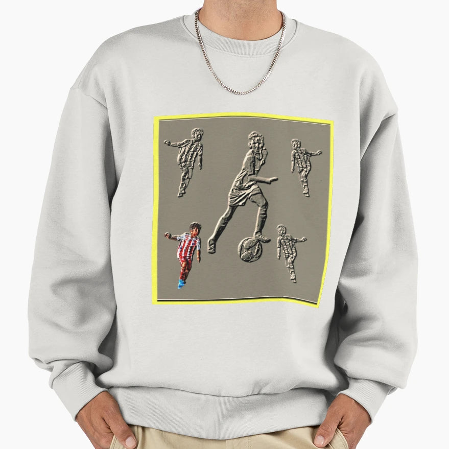 Foot Ball Started Sweatshirt - Minimalist Print Men Women - T-Shirt, Sweatshirt, Hoodie