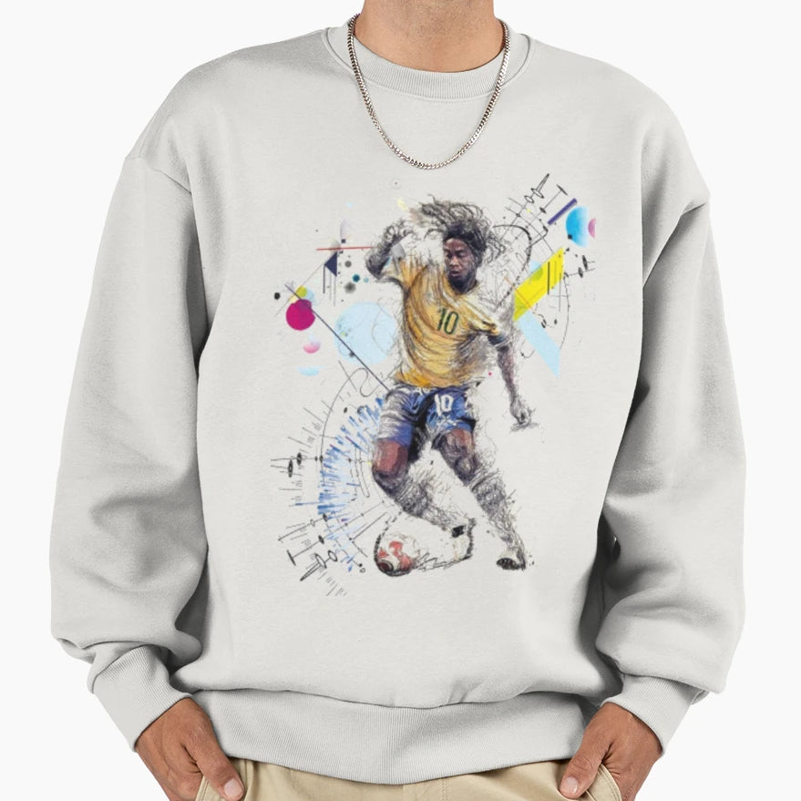 Ronaldin Football Playmaker Sweatshirt - Unique Graphic for Adults - T-Shirt, Sweatshirt, Hoodie