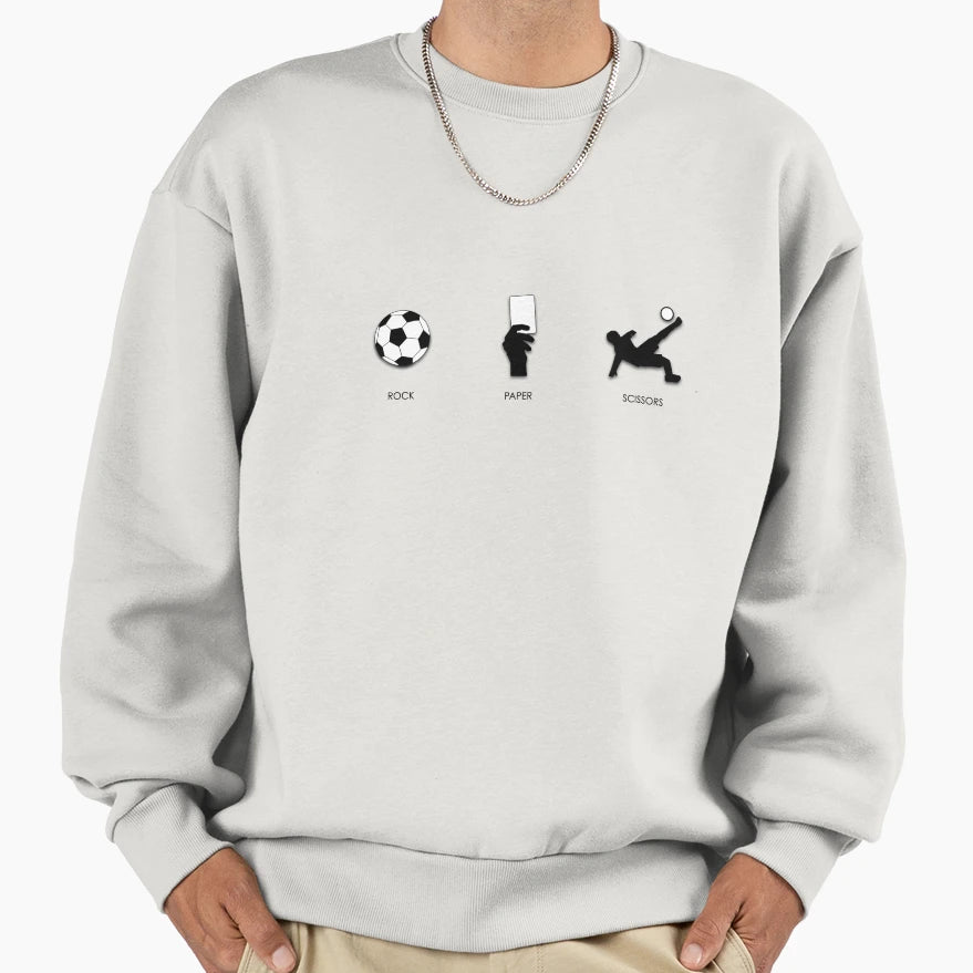 Rock Paper Scissors Sweatshirt - Aesthetic Graphic Unisex - T-Shirt, Sweatshirt, Hoodie