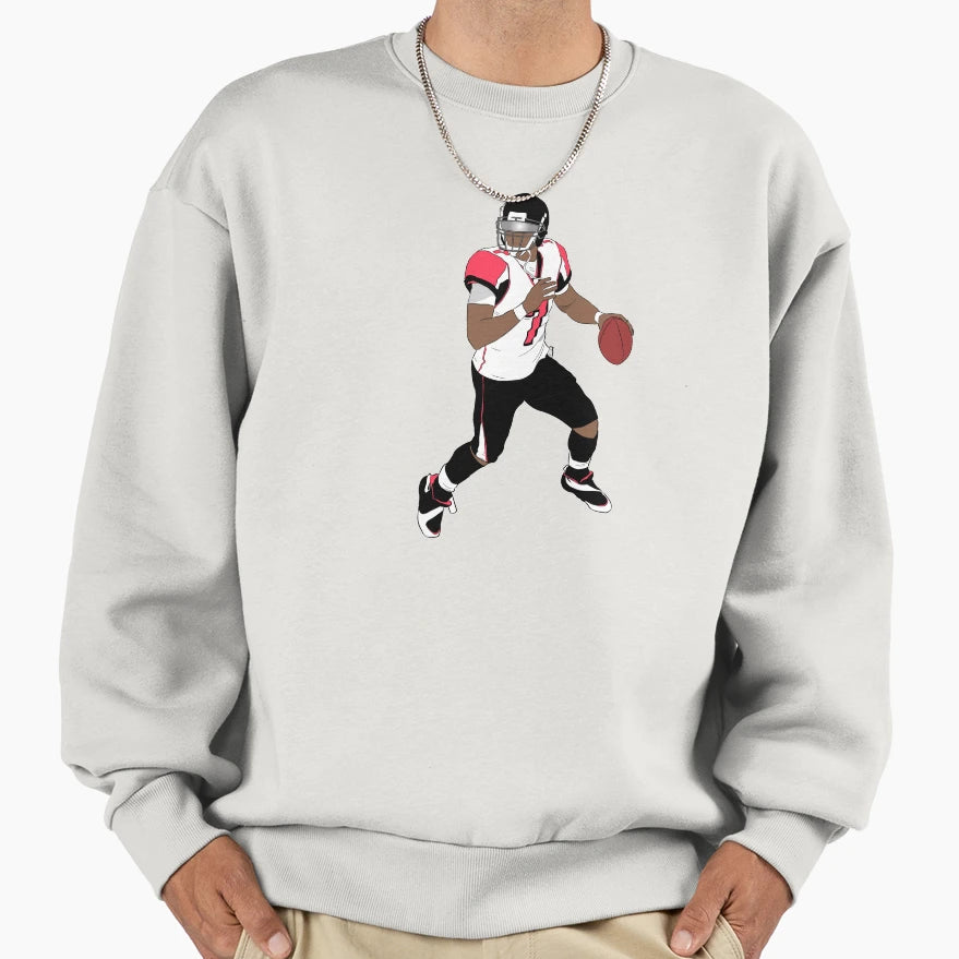 Mike Vick Sweatshirt - Graphic Print for Adults - T-Shirt, Sweatshirt, Hoodie