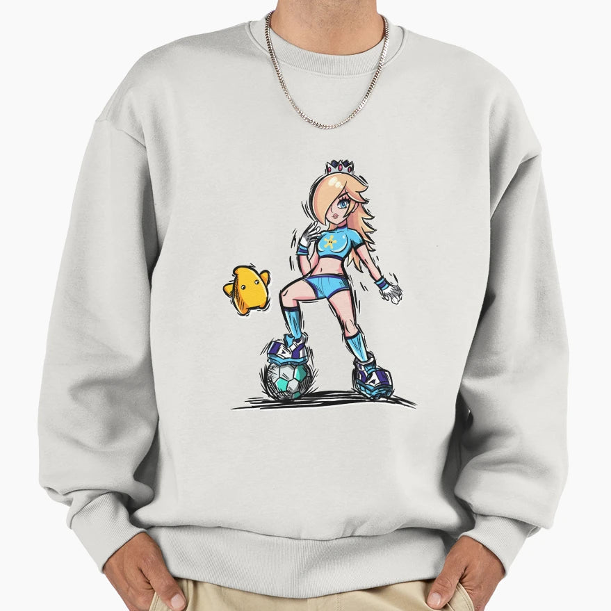 Striker Space Princess Sweatshirt - Graphic Print Unisex - T-Shirt, Sweatshirt, Hoodie