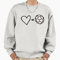 Love Equals Football Sweatshirt - Custom Art Print Unisex - T-Shirt, Sweatshirt, Hoodie
