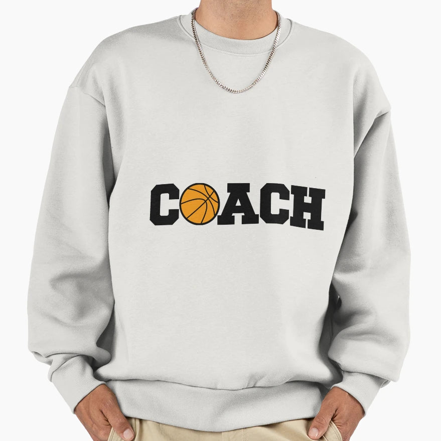 Basketball Coach Sweatshirt - Custom Art Print Unisex - T-Shirt, Sweatshirt, Hoodie