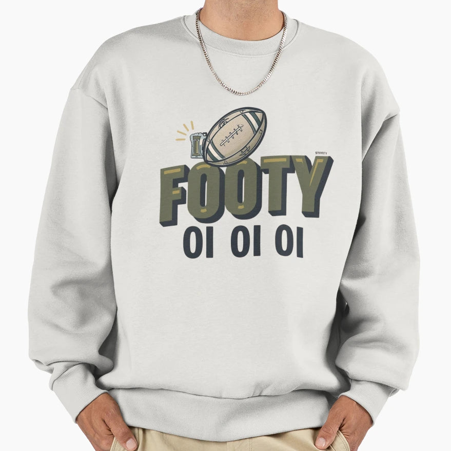 Australian Footy Rules Aussie Oi Oi Sweatshirt - Fun Novelty Design Unisex - T-Shirt, Sweatshirt, Hoodie