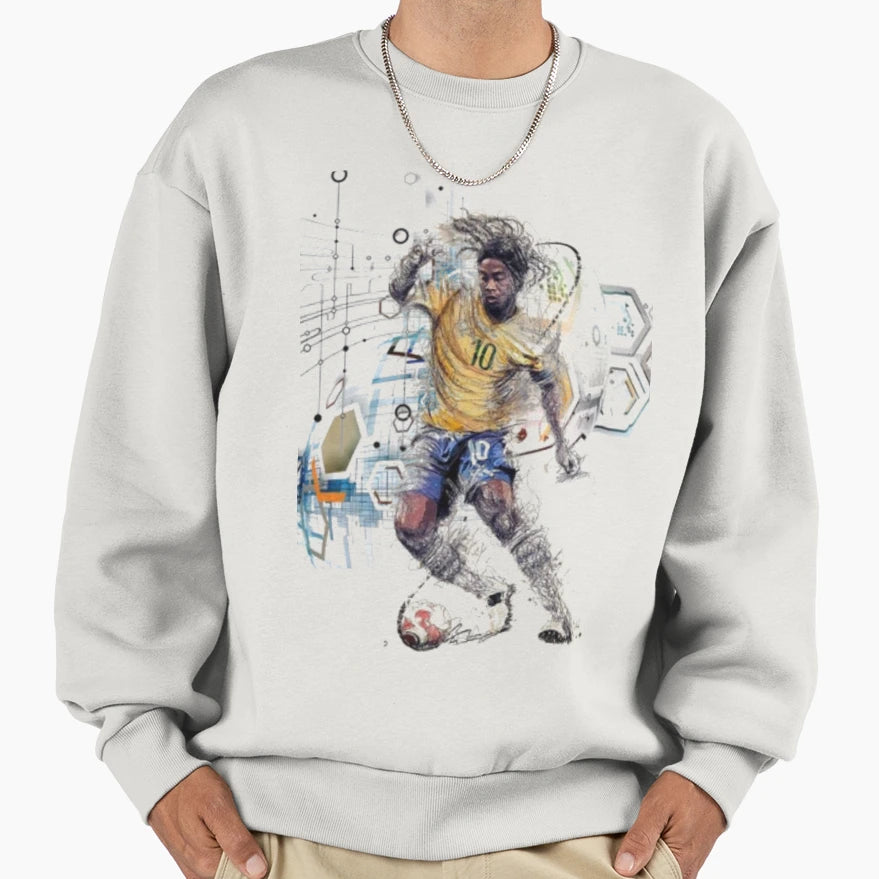 Ronadin Football Playmaker Sweatshirt - Fun Novelty Design Men Women - T-Shirt, Sweatshirt, Hoodie