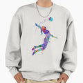 Volleyball Watercolor Painting Art Sweatshirt - Trendy Graphic Men Women - T-Shirt, Sweatshirt, Hoodie