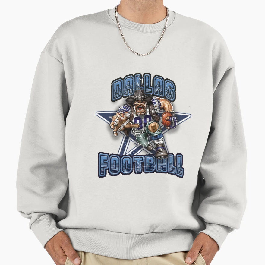 Dallas Football Sweatshirt - Graphic Print Unisex - T-Shirt, Sweatshirt, Hoodie