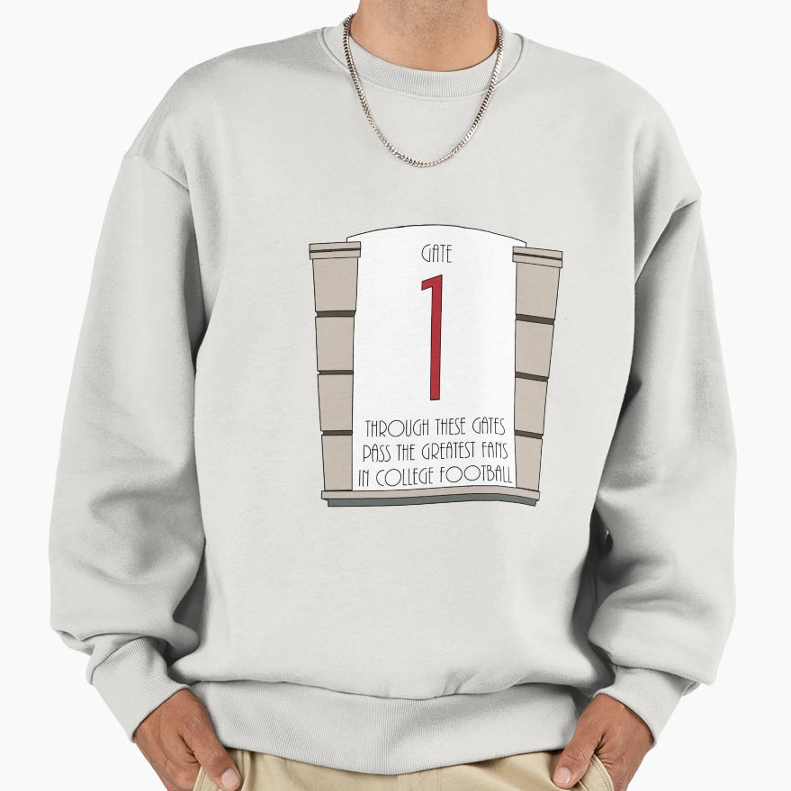 Through These Gates Sweatshirt - Aesthetic Graphic for Adults - T-Shirt, Sweatshirt, Hoodie