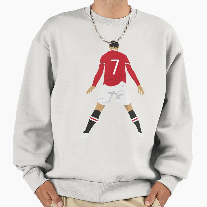 Cr7 U Siiiiiuuuuuuu Celebration Sweatshirt - Fun Novelty Design Men Women - T-Shirt, Sweatshirt, Hoodie