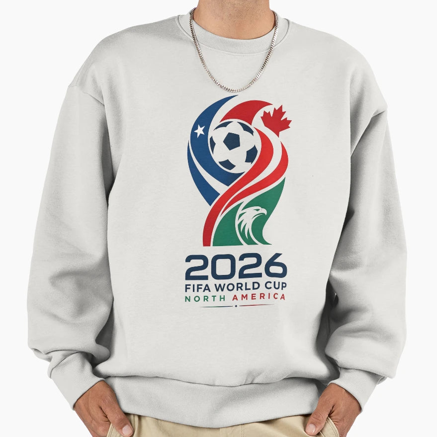 North America Football 2026 Sweatshirt - Aesthetic Graphic for Adults - T-Shirt, Sweatshirt, Hoodie
