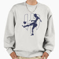 Dynamic Football Kick Logo Sweatshirt - Custom Art Print Men Women - T-Shirt, Sweatshirt, Hoodie