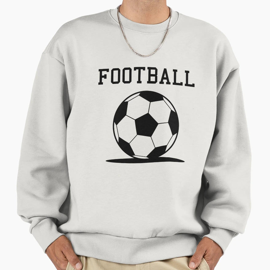 Real Football Blk Sweatshirt - Aesthetic Graphic Unisex - T-Shirt, Sweatshirt, Hoodie