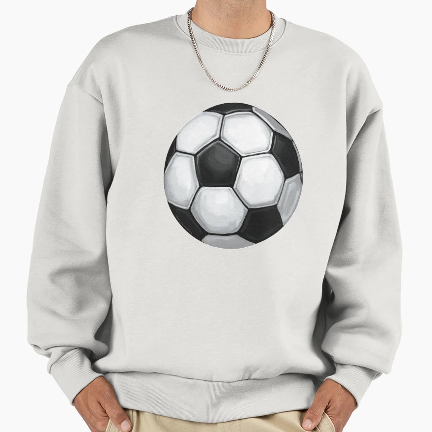 Soccer Ball Sweatshirt - Fun Novelty Design Men Women - T-Shirt, Sweatshirt, Hoodie