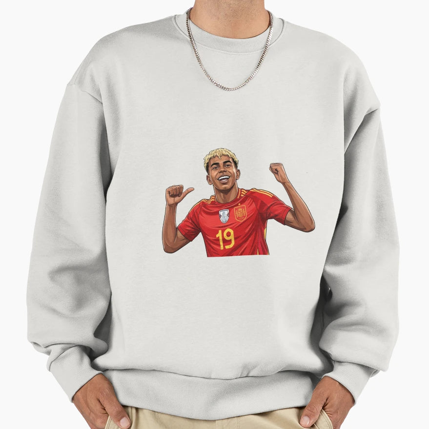 Lamine Yamal Sweatshirt - Fun Novelty Design Men Women - T-Shirt, Sweatshirt, Hoodie