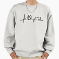 Soccer Heartbeat Sweatshirt - Streetwear Style for Adults - T-Shirt, Sweatshirt, Hoodie