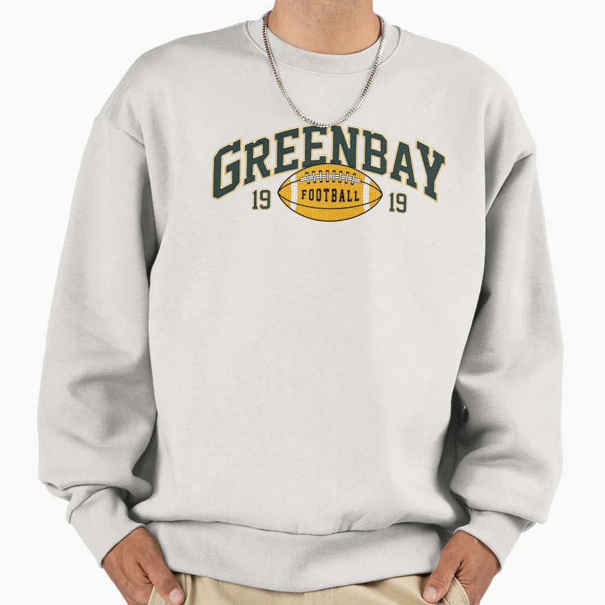 Green Bay Football Varsity Sweatshirt - Streetwear Style Men Women - T-Shirt, Sweatshirt, Hoodie