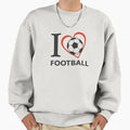 I Love Football Artwork True Fans Sweatshirt - Unique Graphic Unisex - T-Shirt, Sweatshirt, Hoodie