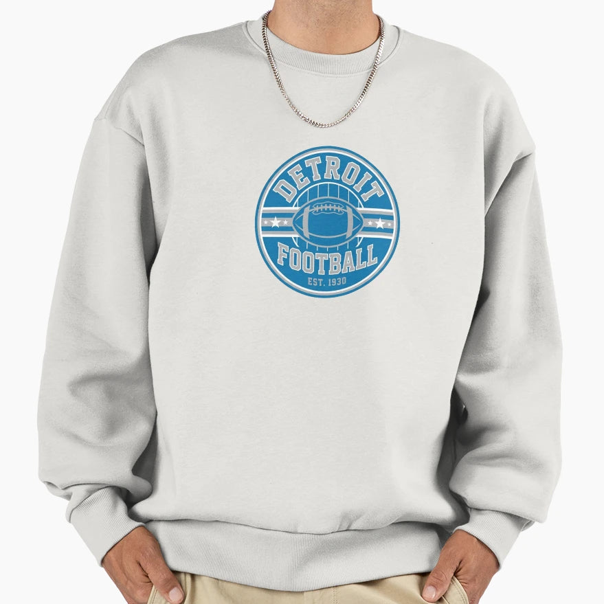 Detroit Lions Sweatshirt - Custom Art Print Men Women - T-Shirt, Sweatshirt, Hoodie