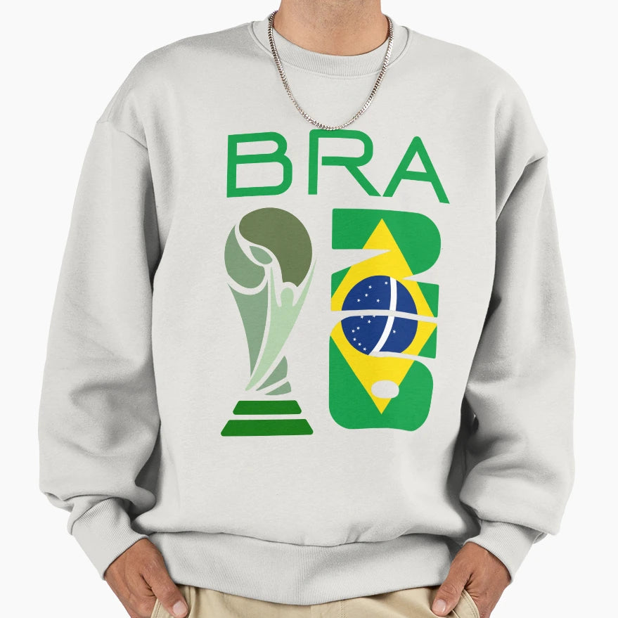Brazil 2026 World Cup Fan Trophy T-Shirt - Custom Art Print Unisex - T-Shirt, Sweatshirt, Hoodie