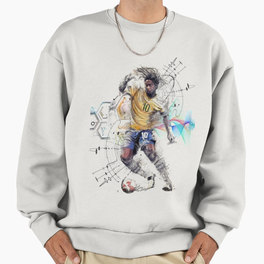 Ronaldin Foot Playmaker Sweatshirt - Fun Novelty Design Men Women - T-Shirt, Sweatshirt, Hoodie