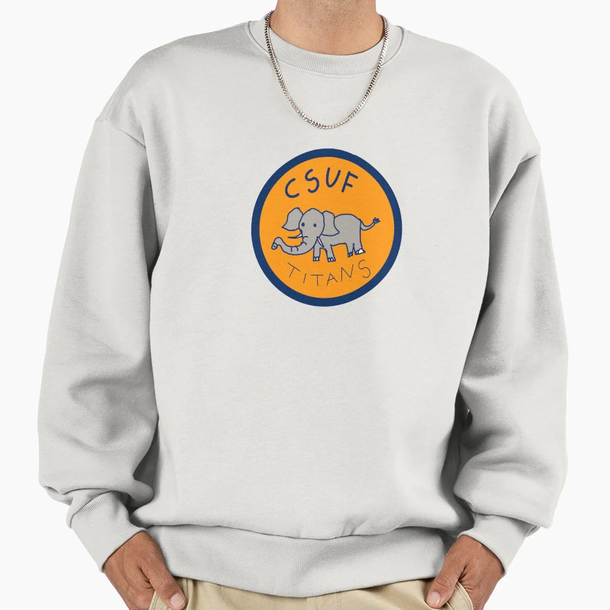 Cal State Fullerton Titans Sweatshirt - Custom Art Print for Adults - T-Shirt, Sweatshirt, Hoodie
